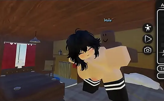 Black master humiliates roblox gal with his massive BBC XXX Video