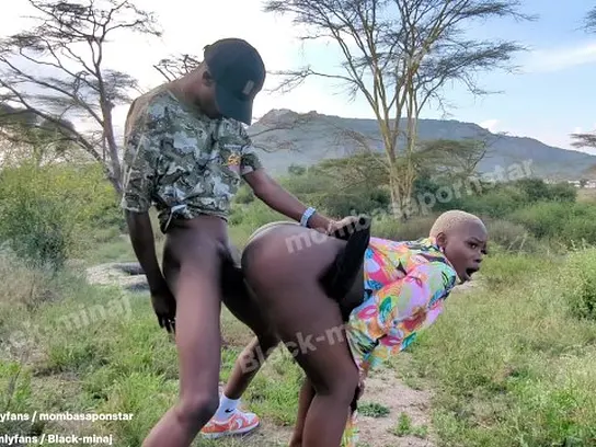 BlackminaJBBW's POV: Serenthia Quickie before Cheetah Mind Us (SERENGETI BANG-OUT) XXX Video