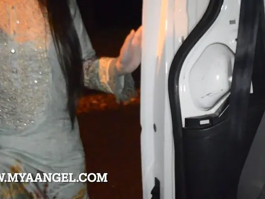 MyaangelUK cheats on Bf with black taxi driver & takes his spunk inwards her XXX Video