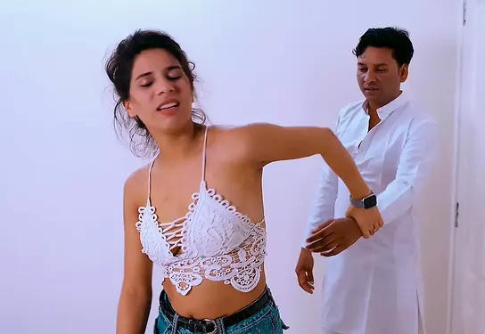 Step step-sister gets her cunt smashed in from the rear by her desi BOYFRIEND XXX Video