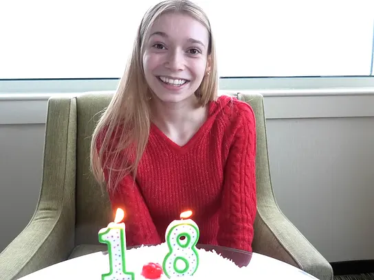 Holy poop this nymph is so uber-cute and she just revved barely legal. XXX Video