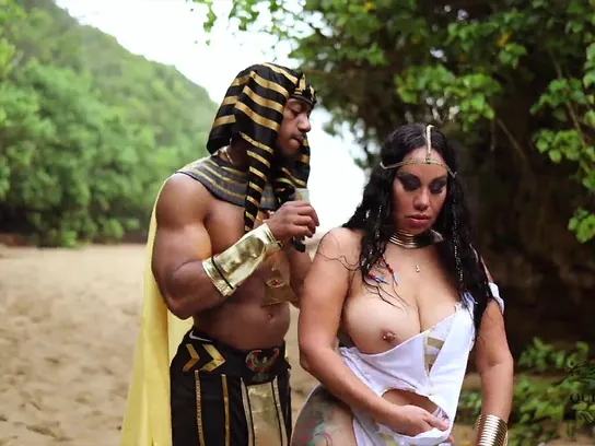 Queen Rogue demands BBC from her obedient servant Mazee The Goat XXX Video
